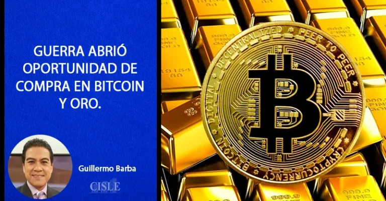 Lee más sobre el artículo Guerra abrió oportunidad de compra en bitcoin y oro