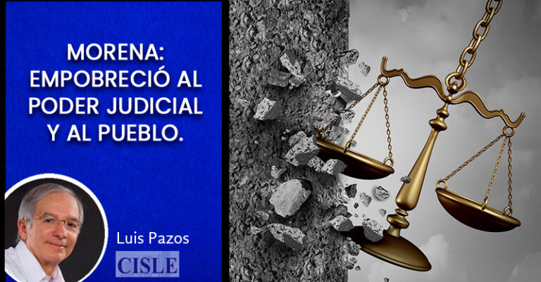 Lee más sobre el artículo MORENA: empobreció al Poder Judicial y al pueblo.