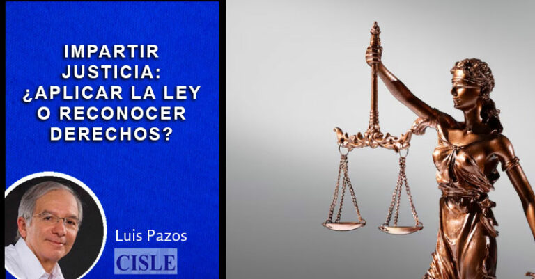 Lee más sobre el artículo Impartir justicia: ¿Aplicar la ley o reconocer derechos?